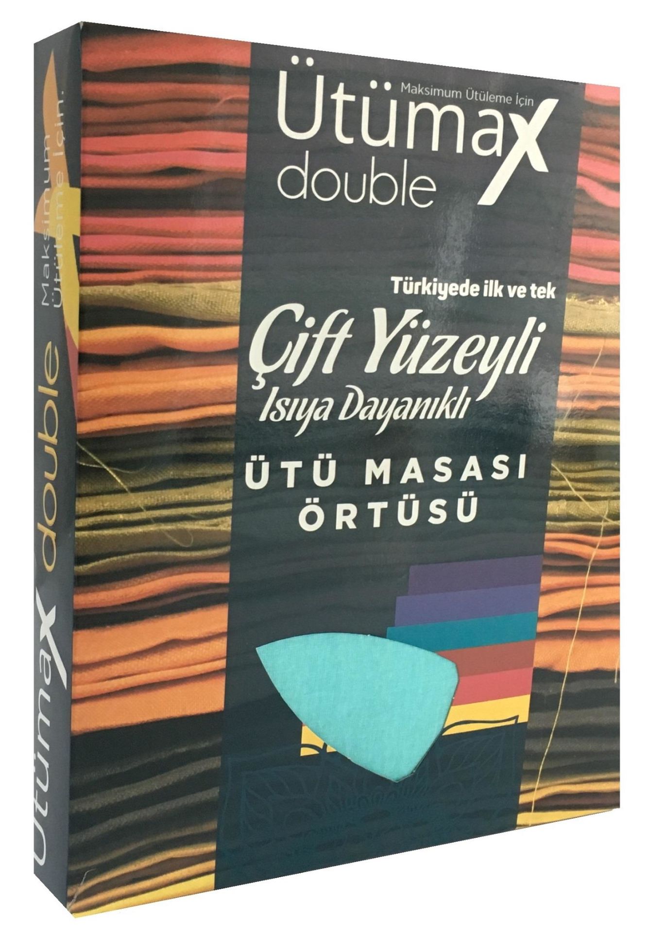 Ütümax Double Isıya Dayanıklı Keçe Ütü Masası Örtüsü Bezi Kılıfı