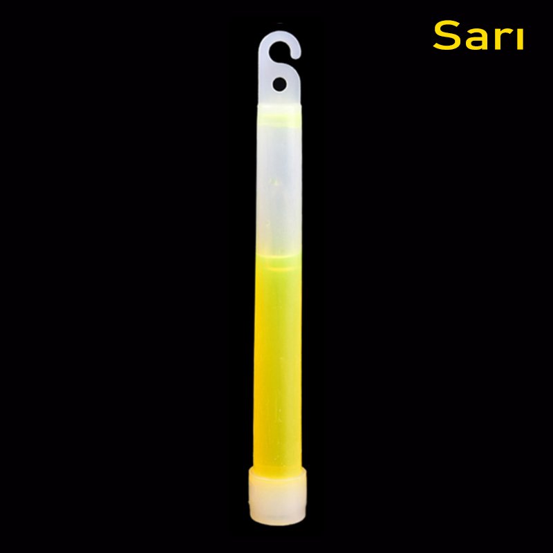 Argeus 6'' Işın Çubuğu Sarı Renk 15 cm (Fosfor)