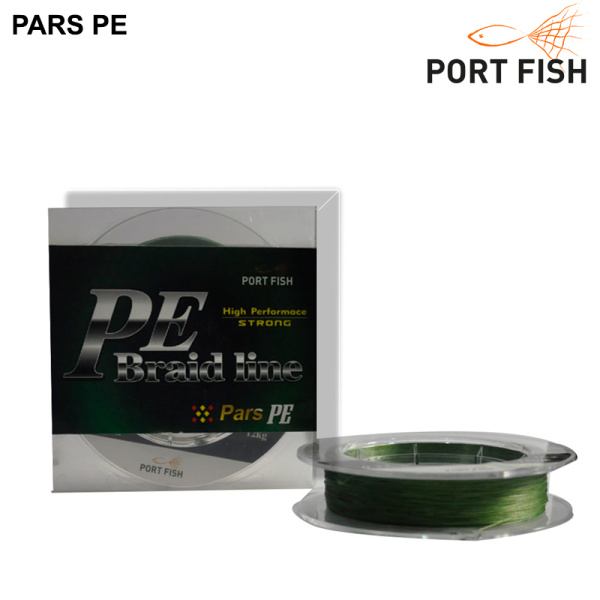 Portfish Pars 8 Kat İp Misina 200 mt Yeşil