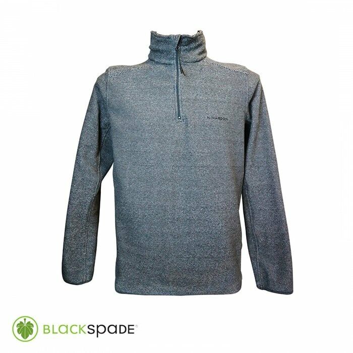 BLACKSPADE Polar Sweatshirt Gri Çizgili