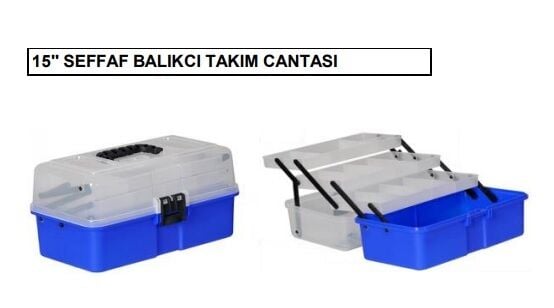 15'' Sefaf Balıkçı Takım Çantası