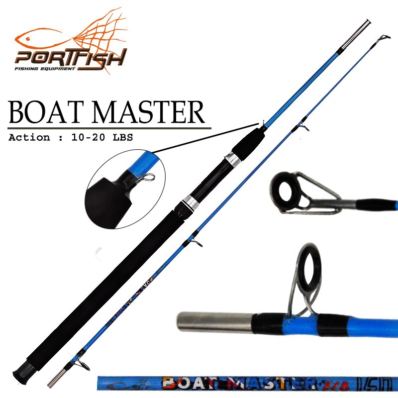 Portfish Boat Master Eco Tekne Kamışı 135 cm  10 -20 Lbs  - Mavi