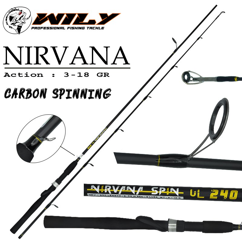 Wily Nirvana UL  270 cm  Spin Kamış 5-20 gr