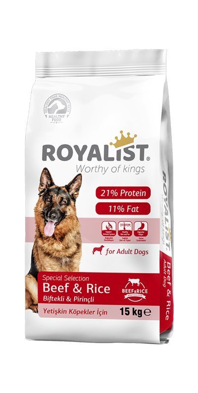 Royalist Beef & Rice Sığır Etli Yetişkin Köpek Maması 15 kg