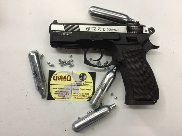 ASG CZ 75D Compact Çift Renk Havalı Tabanca