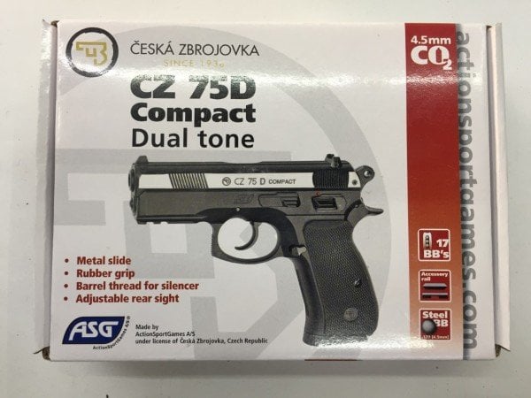 ASG CZ 75D Compact Çift Renk Havalı Tabanca