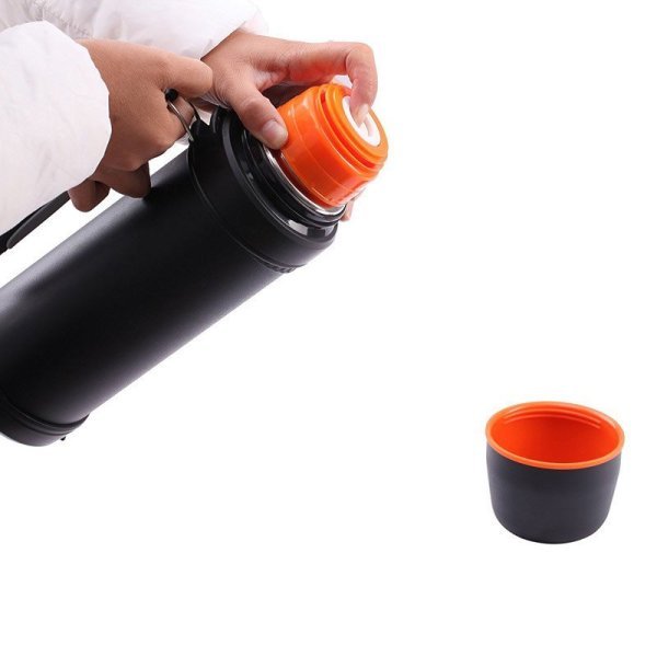 KINGCAMP 750 ML VACUUM SIYAH TERMOS