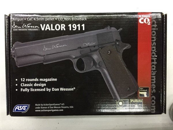 ASG DAN WESSON VALOR 1911 HAVALI TABANCA