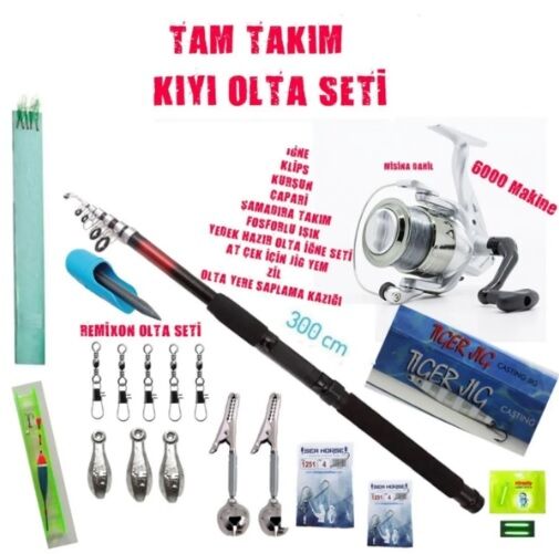 Tam Takım Kıyı Olta Seti