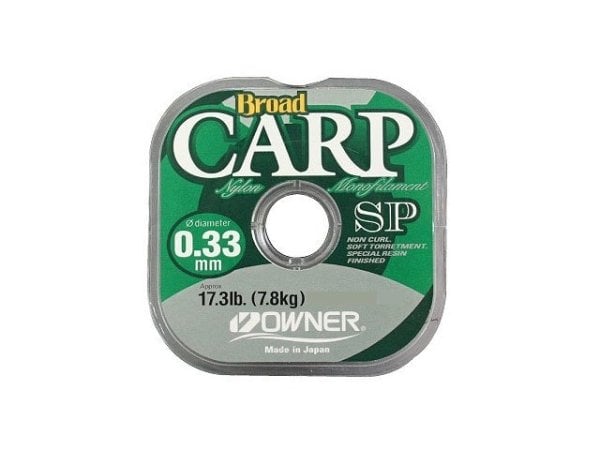 Owner 56022 mm Broad Carp Sp 100m Brown Misina