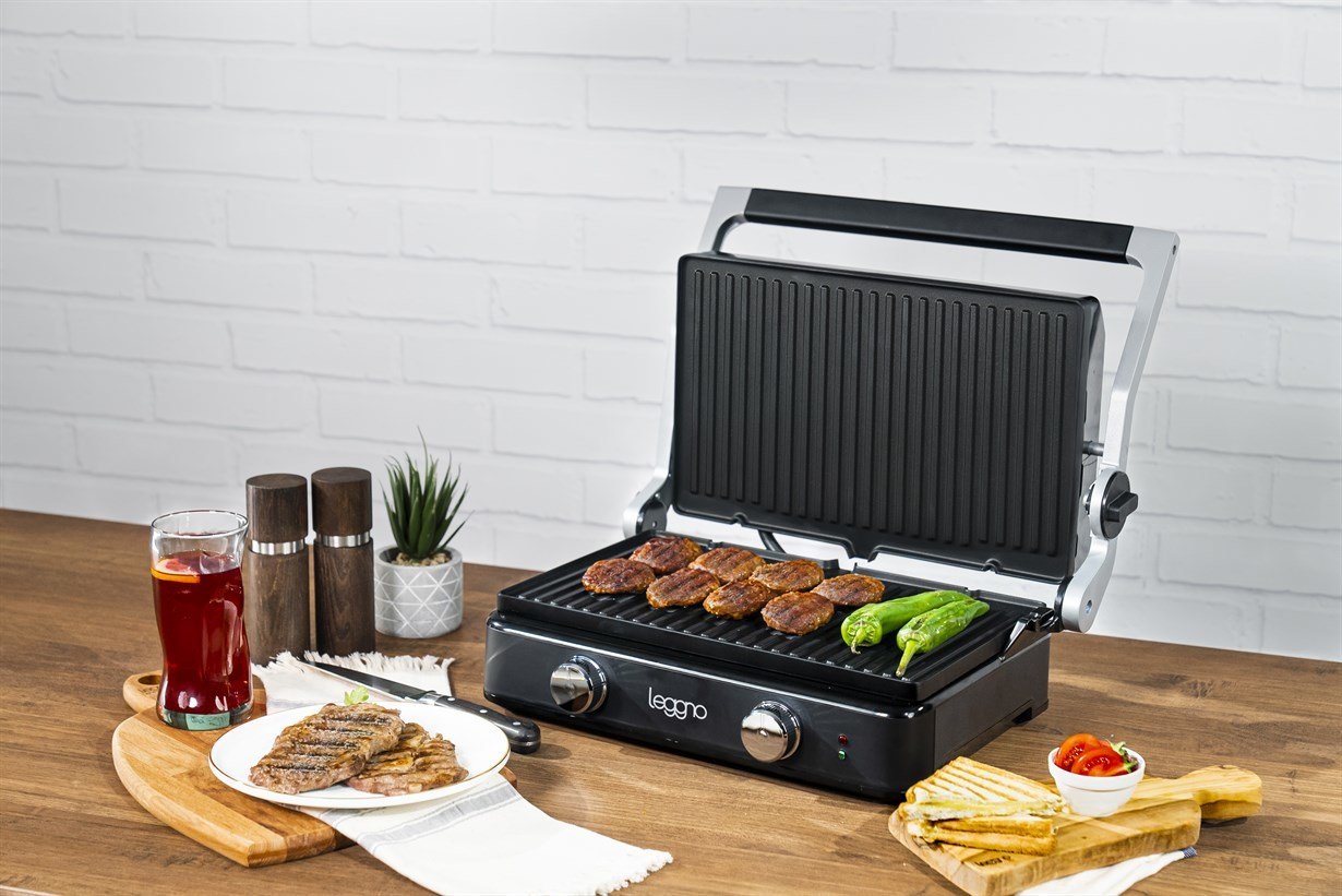 Leggno GR101PRO Gourmet Pro Sandviç ve Grill Makinesi - Tost Makinesi