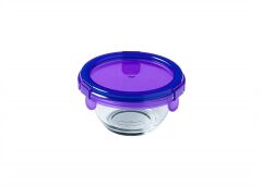 Pyrex 894PGPP/7040 Yuvarlak Mor Kapaklı Cam Saklama Kabı 0,2 LT