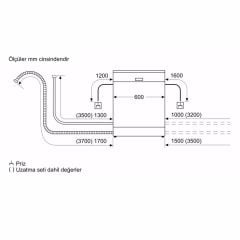Bosch SMS4EKI62T 6 Programlı Bulaşık Makinesi