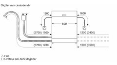 Bosch SMS6EAI80T 8 Programlı Bulaşık Makinesi