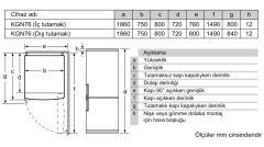 KGN76VWE0N Serie 4 Alttan Donduruculu Buzdolabı 186 x 75 cm Beyaz