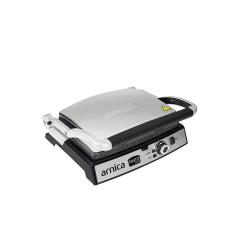 Arnica GH26240 Tostit Maxi 2000 W 6 Adet Pişirme Kapasiteli Teflon Çıkarılabilir Plakalı Izgara ve Tost Makinesi Inox