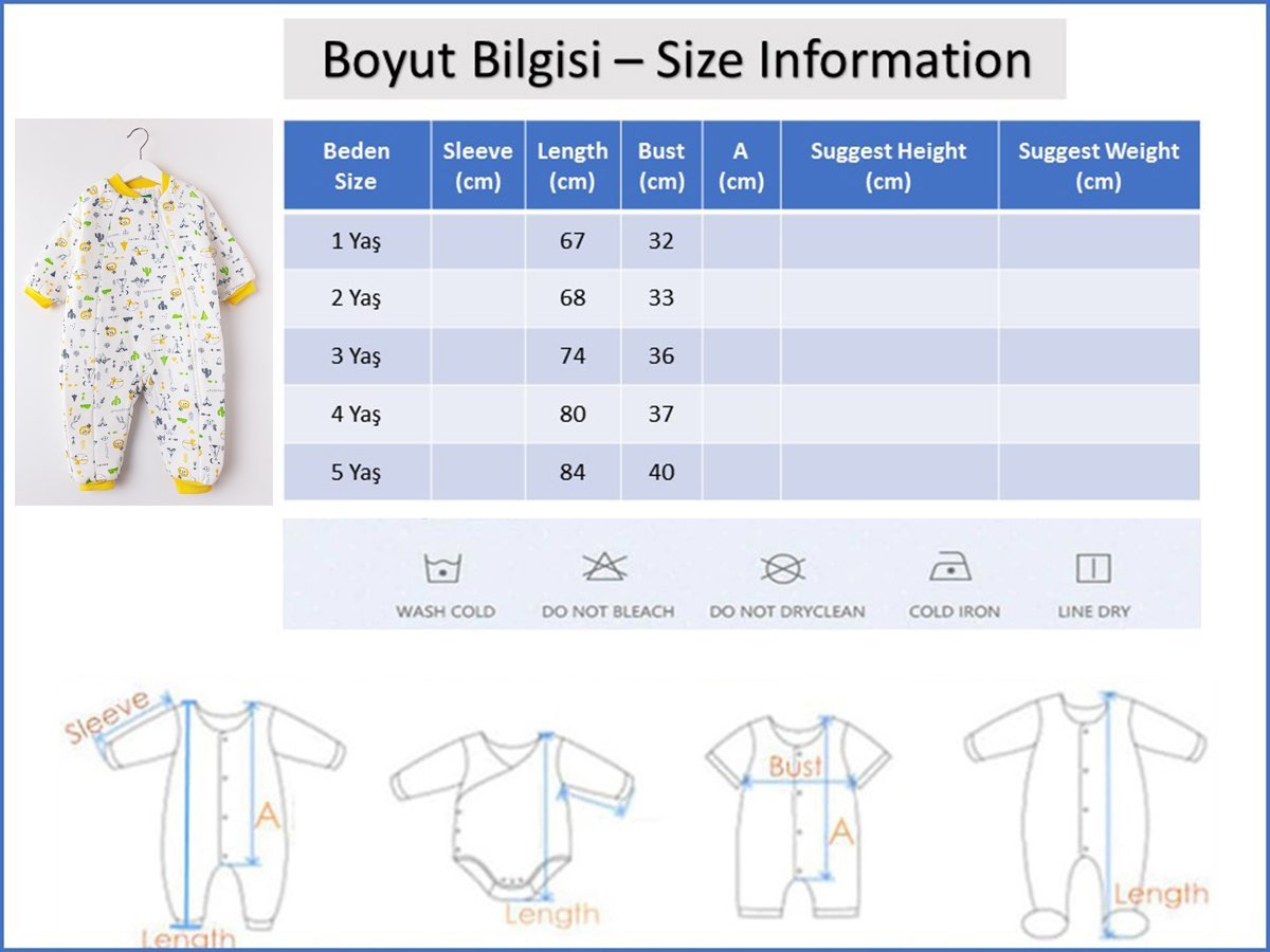 Aslan Temalı Erkek Bebek-Çocuk Uyku Tulumu