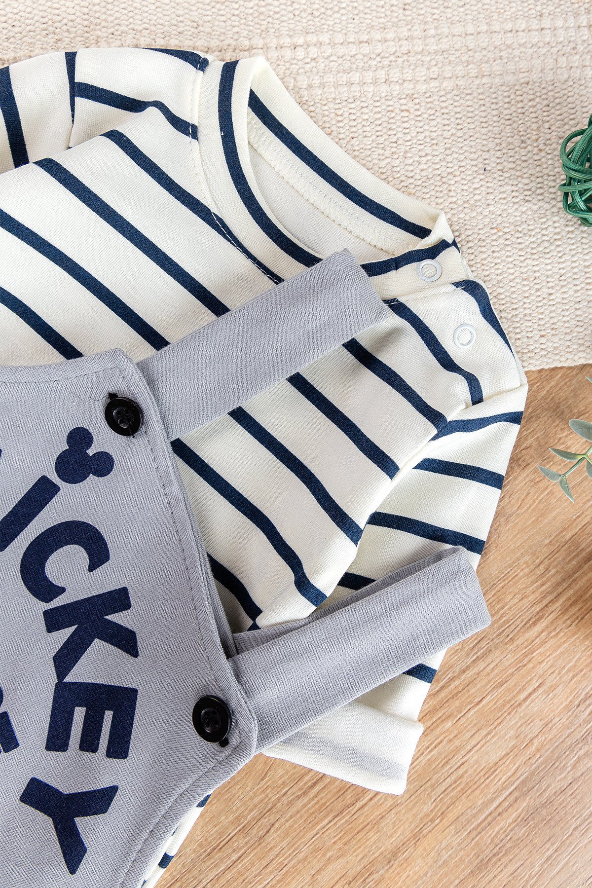 Erkek Bebek Tulum Salopet Takım 2'li