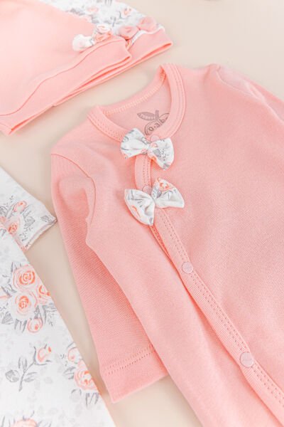 Kız Bebek İkili Uzun Kollu Tulum Takım