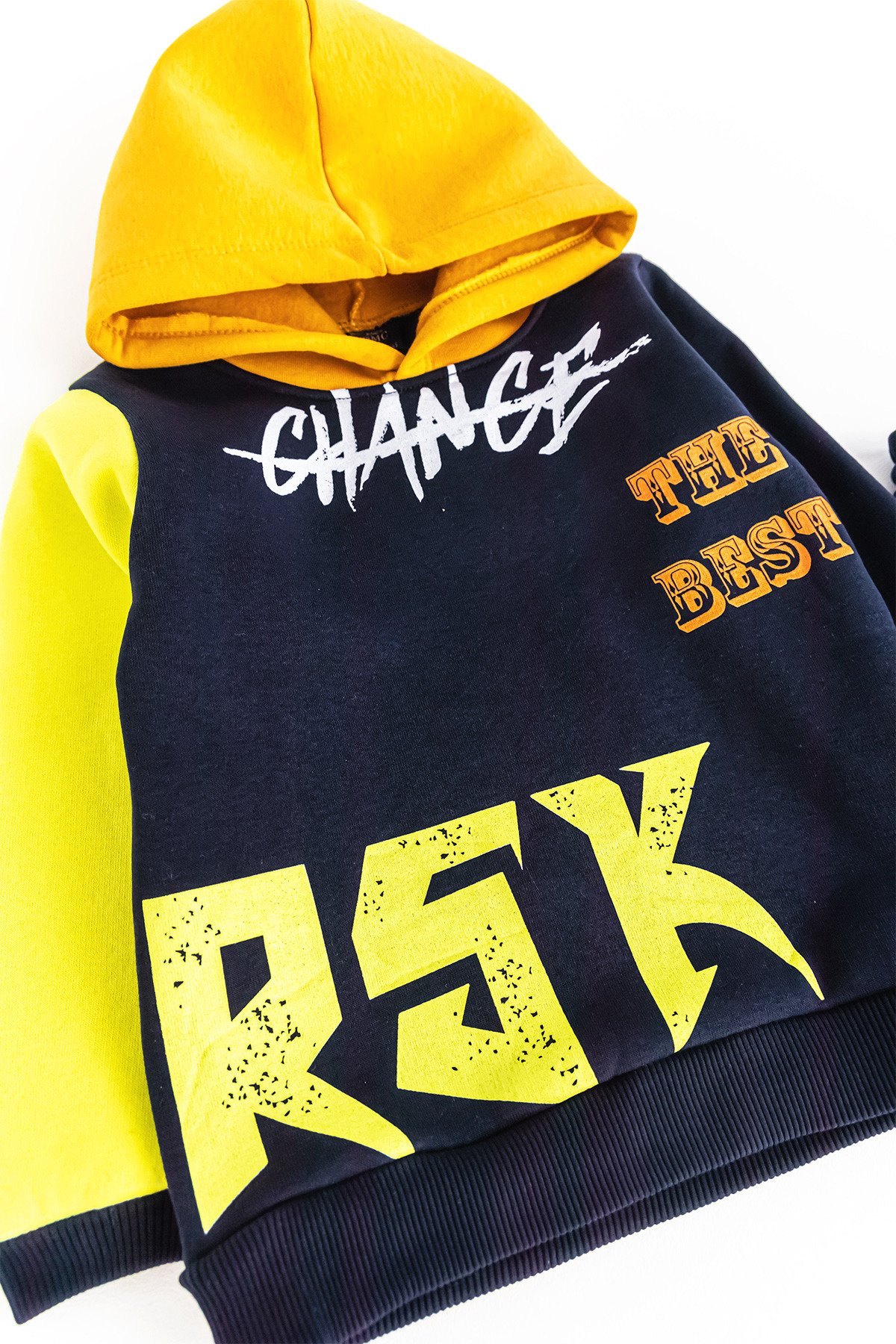 Kapüşonlu Yazı Baskılı Erkek Çocuk Eşofman Takımı