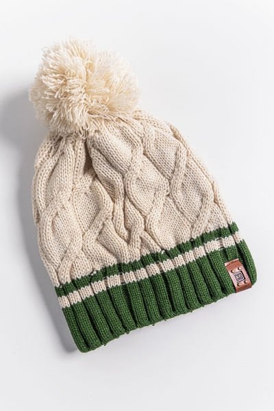 Saç Örgüsü Desenli Ponponlu 9-15 Yaş Erkek Çocuk Bere