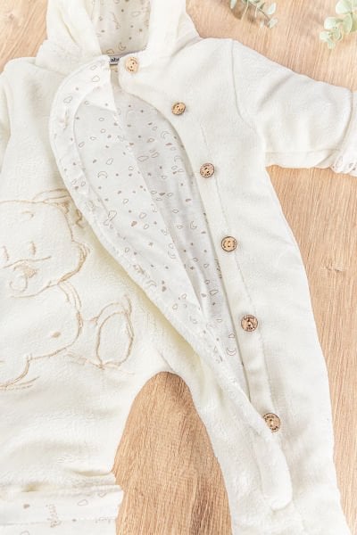 Ayıcık Figürlü Welsoft Peluş Astronot Bebek Tulum