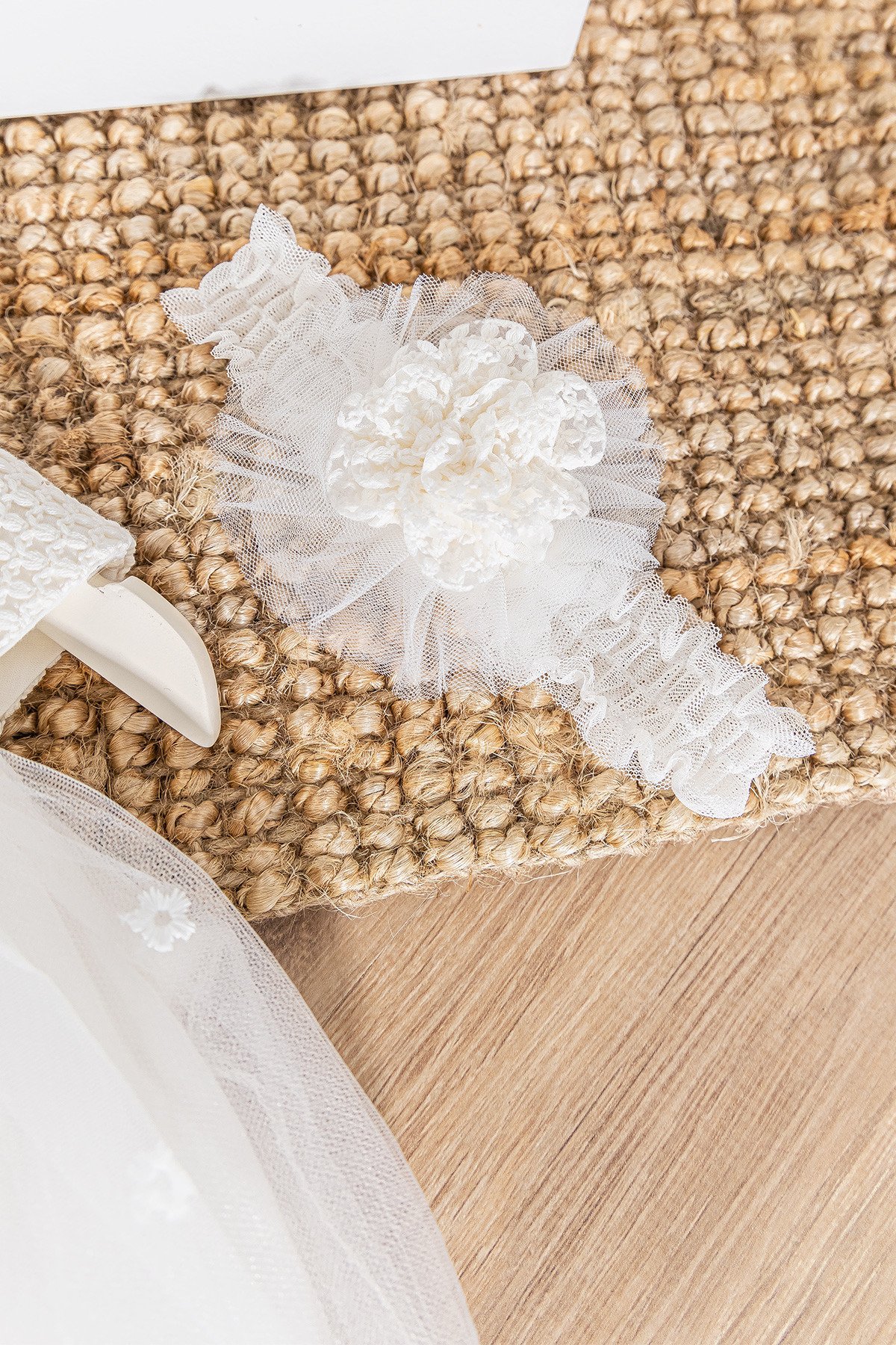 Çiçek Desenli Bandanalı Kız Bebek Abiye Elbise Bebek Mevlütlük