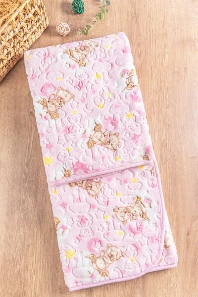 Figürlü Peluş Kız/Erkek Bebek Battaniye