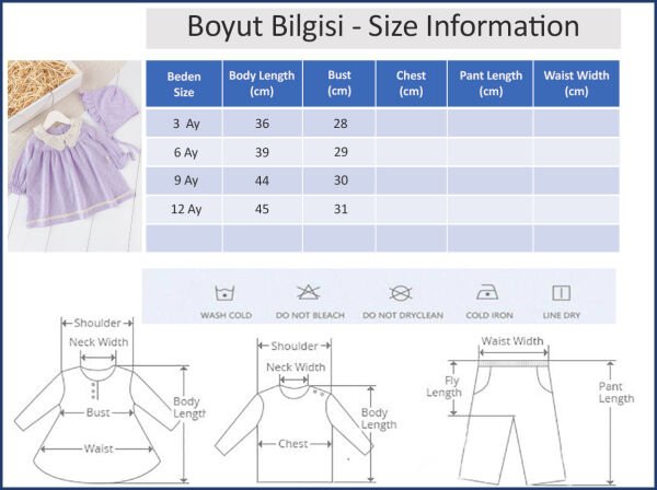 Güpür Yakalı Uzun Kollu Şapkalı Kız Bebek Elbise