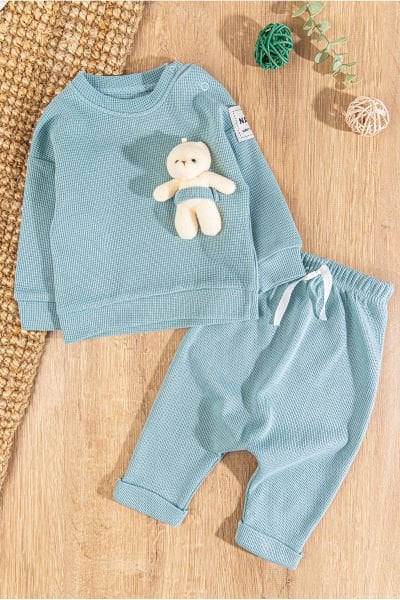 Oyuncak Ayıcıklı 2'li Erkek Bebek Takım