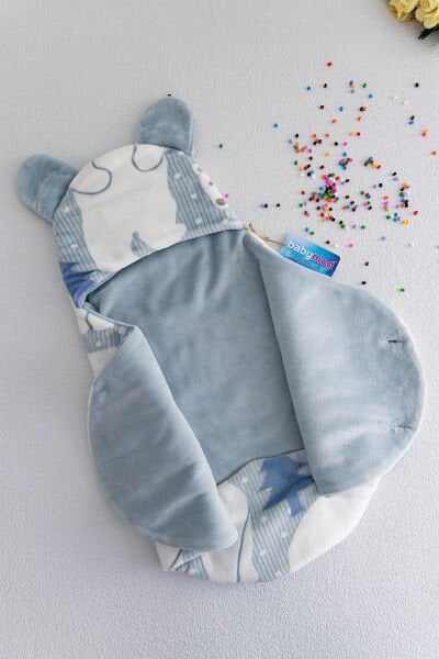 Bear Figürlü Erkek Bebek Kundak