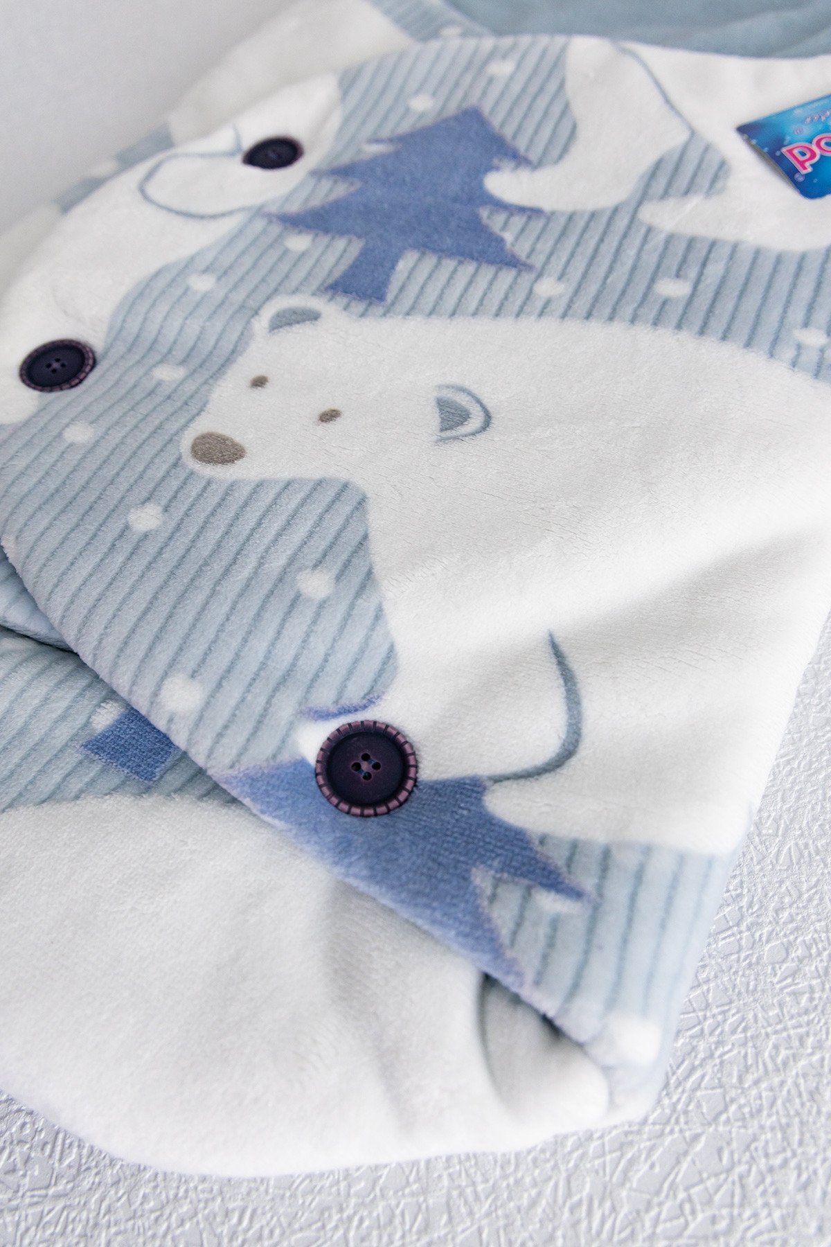 Bear Figürlü Erkek Bebek Kundak