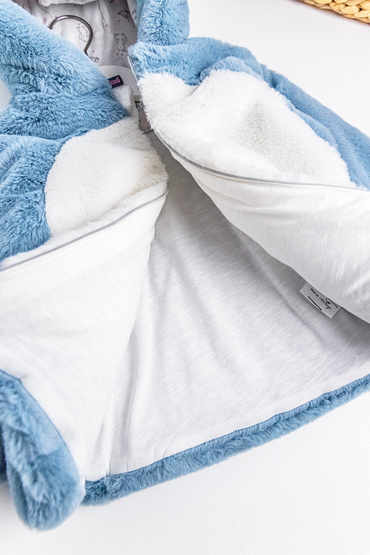 Tavşan Kulaklı Welsoft Peluş Çocuk Mont