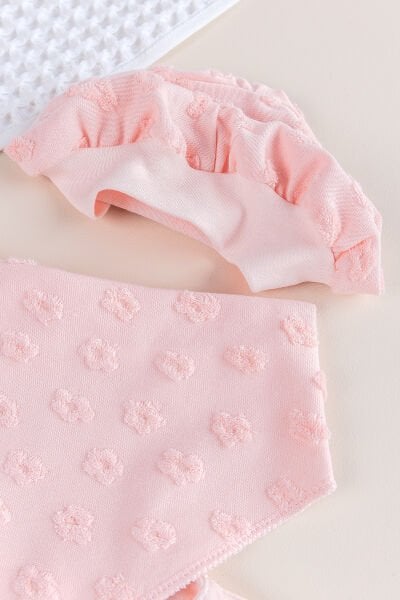 Güpürlü 8'li Kız bebek Hastane Çıkışı Bebek Takımı