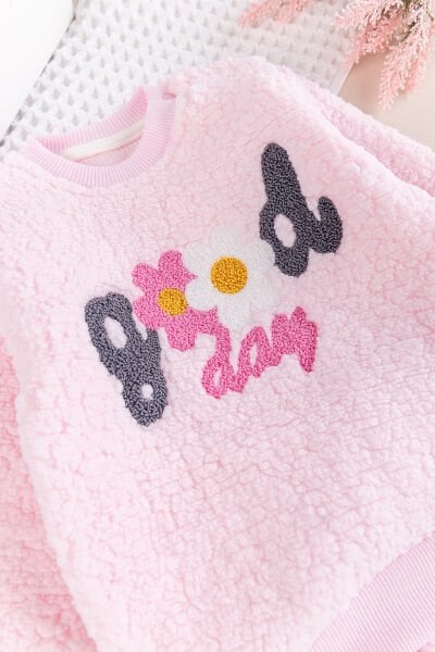 Welsoft Kışlık Kız Bebek Takım 2li Pembe Takım