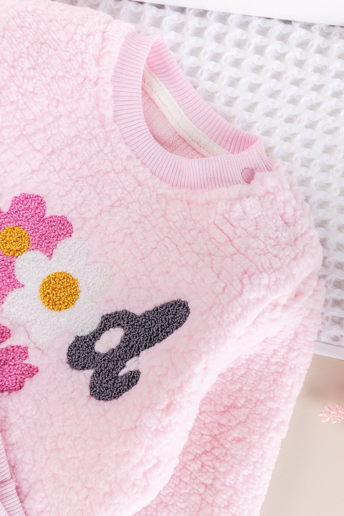 Welsoft Kışlık Kız Bebek Takım 2li Pembe Takım