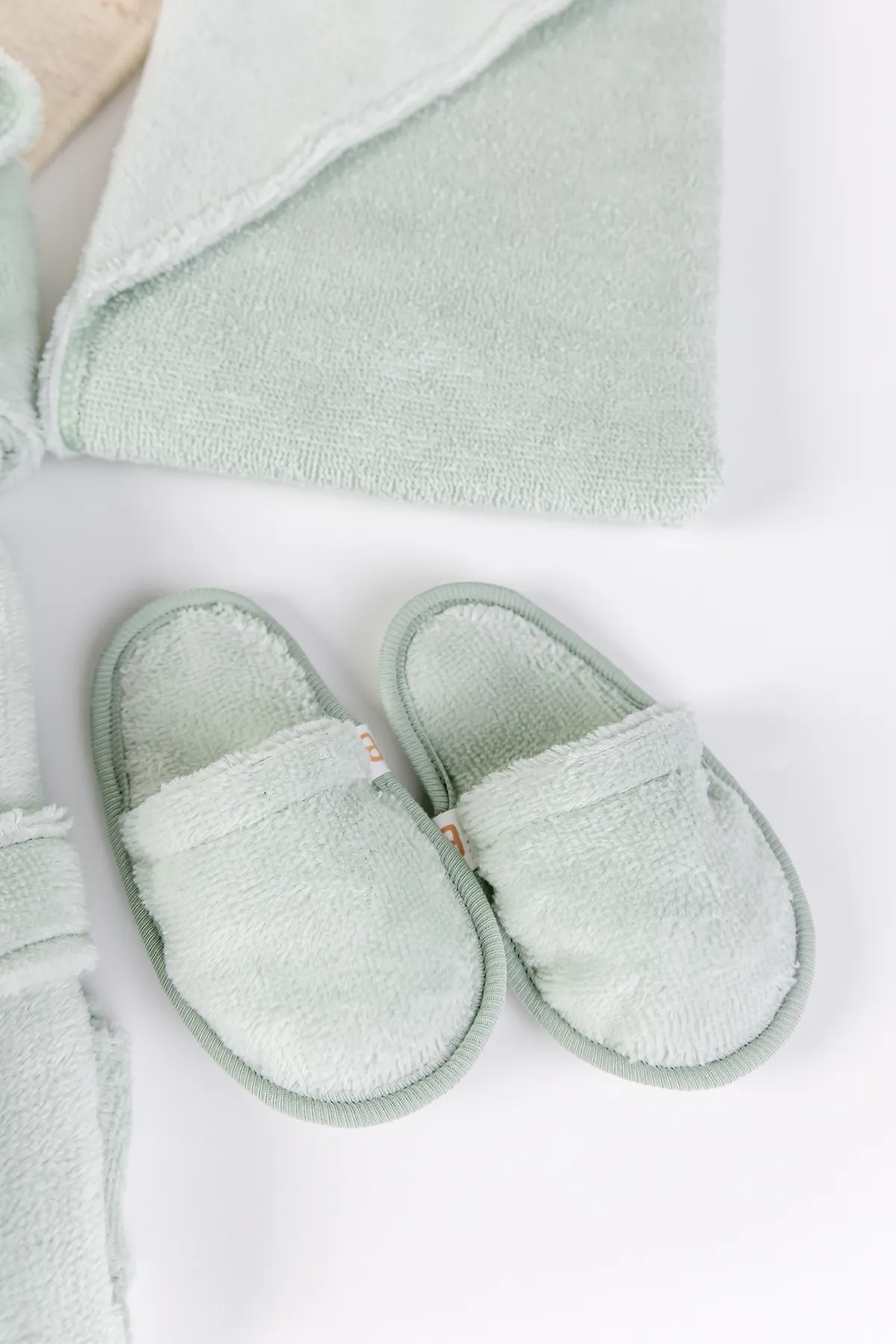 Ayıcık Fiğürlü Antibakrariyel Kız /Erkek  Bebek Bornoz Takımı Seti