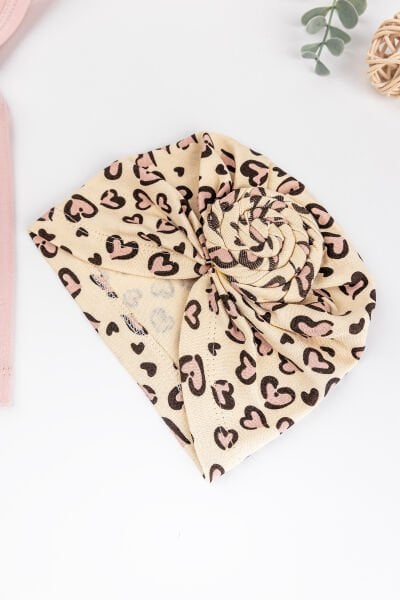 Leopar Desenli Pamuklu 5 Parça Kız Bebek Hastane Çıkışı Bebek Takımı