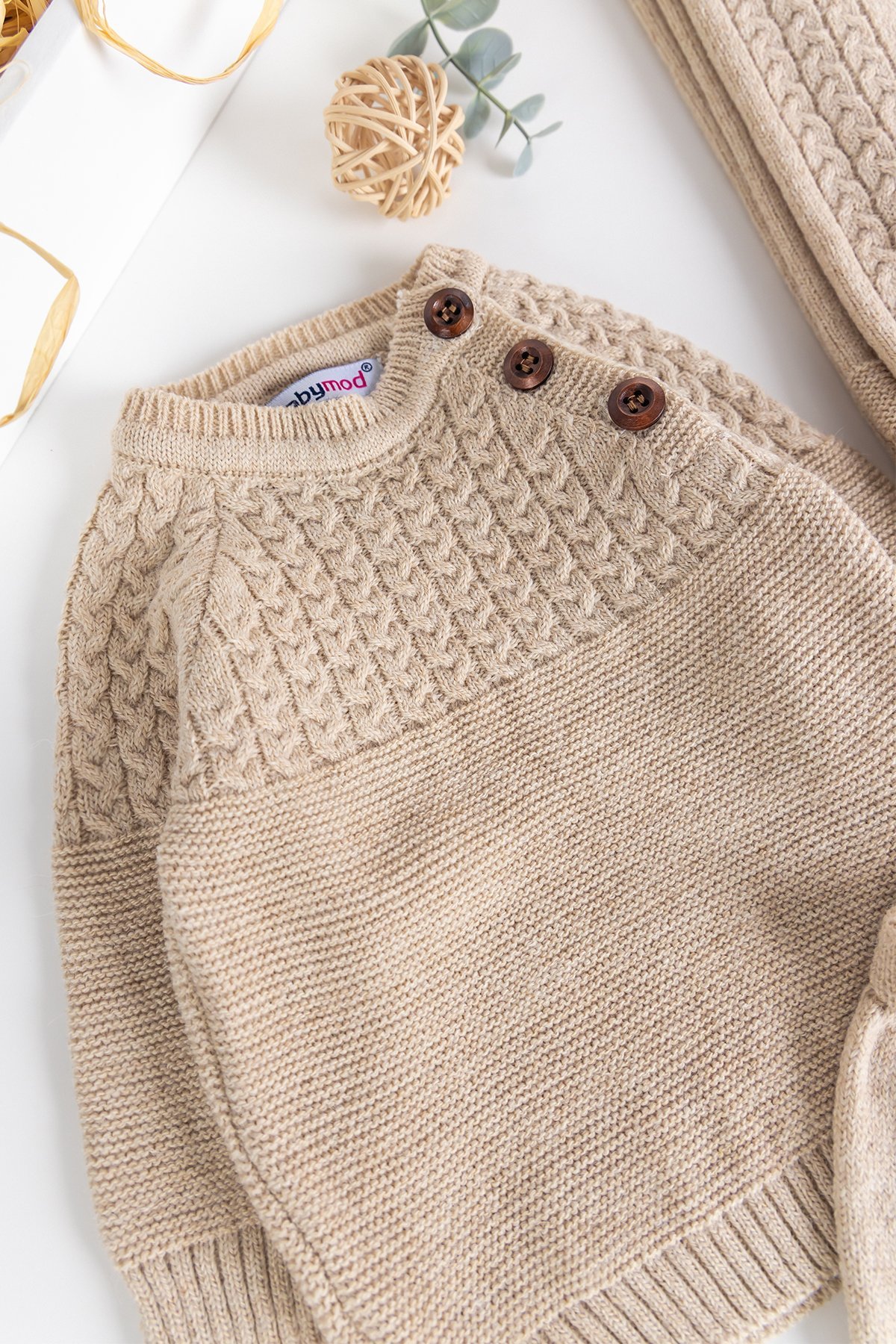 Triko Erkek Bebek Hastane Çıkışı  Hediyelik Bebek Seti