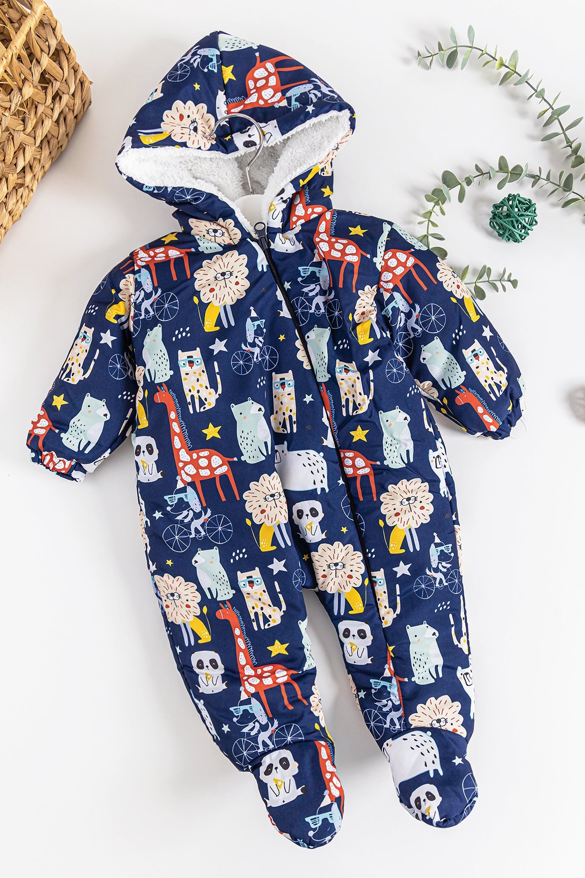 Figürlü İçi Peluş Erkek Bebek Astronot Tulum