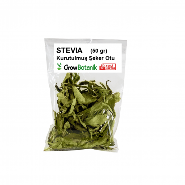 Kurutulmuş Stevia Yaprağı Şeker Otu Yerli Üretim (25gr)