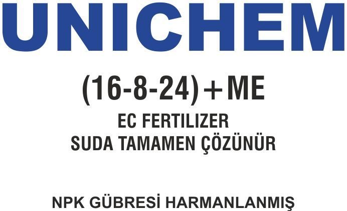 Unıchem 16-8-24+ME NPK Gübre 1 Kg