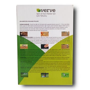 Verve Spor ve Oyun Alanları Çim Tohumu 1 Kg