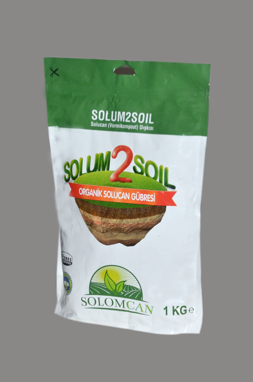 Organik Sertifikalı Toz Solucan Gübresi 1 Kg