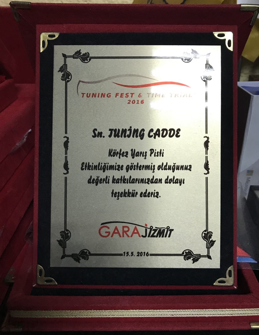 Özel Tasarım Plaket