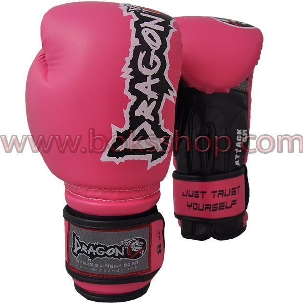 Dragon Attack Boks Eldiveni - Pembe 8 oz