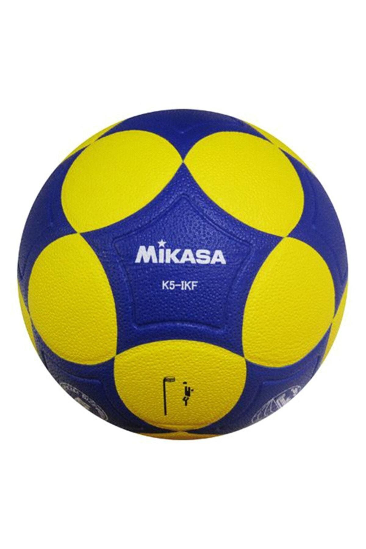 Mikasa K5-IKF Sentetik Korfball Topu Sarı/Lacivert