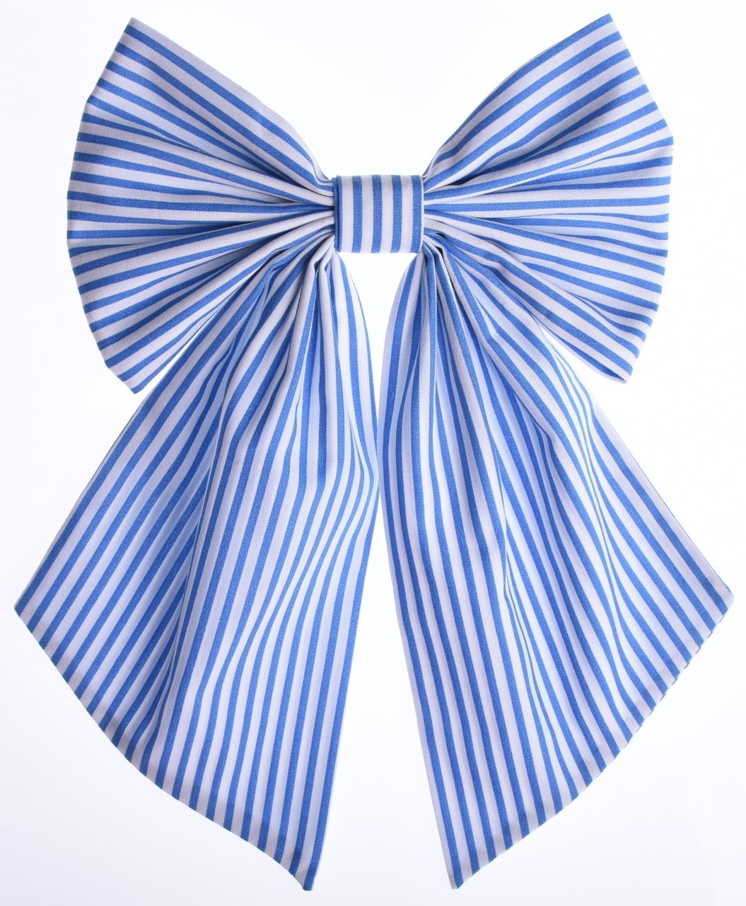 Mavi Çizgili Sailor Bow Toka