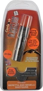 Carlson's 12 Ga Beretta/Benelli Mobil Black Cloud Choke Tube Mid Range Titanium Extended