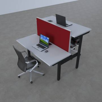 ToHi Workstation Desk - Yükseklik Ayarlı İkili Masa